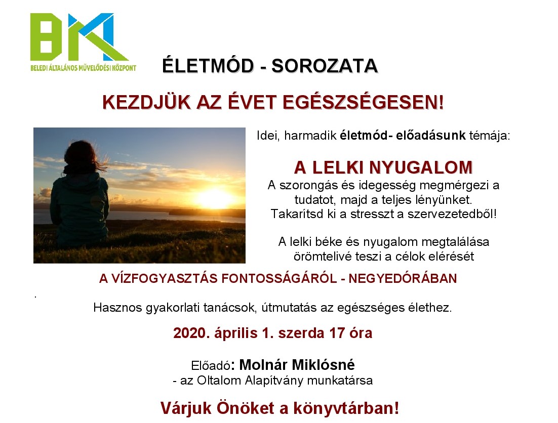 Kezdjuk az evet egeszsegesen BH ba 3