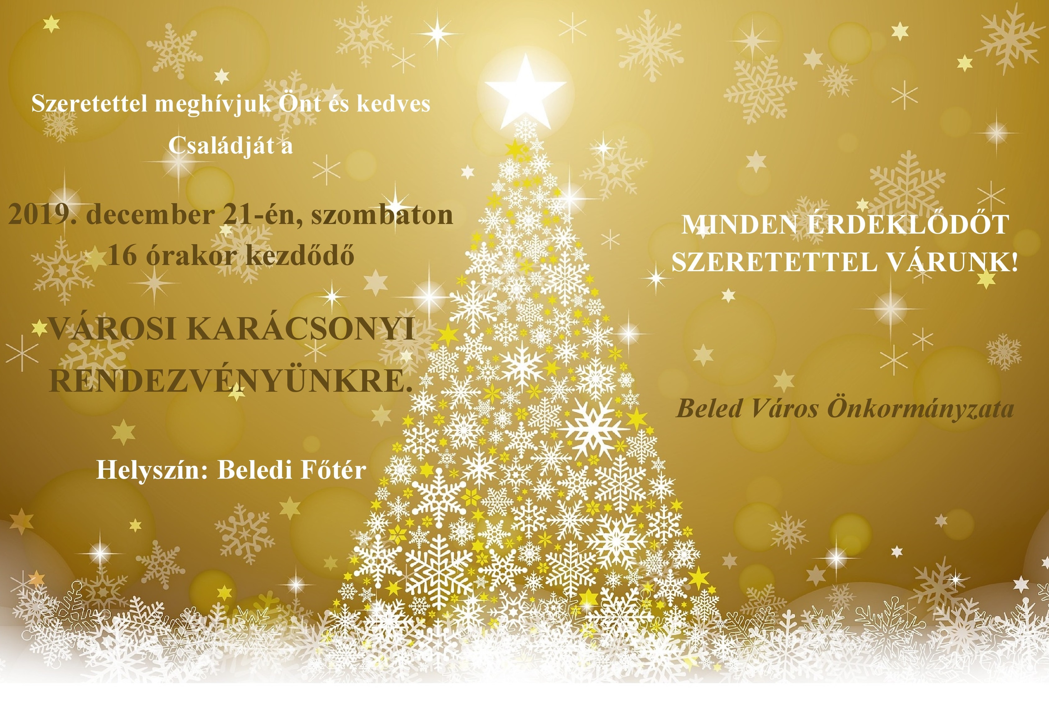 varosi karacsony plakat vegleges